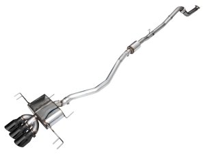 Honda Civic Type R Performance Exhaust - AWE Tuning - Cat Back Touring - Triple Diamond Black - `23-`27